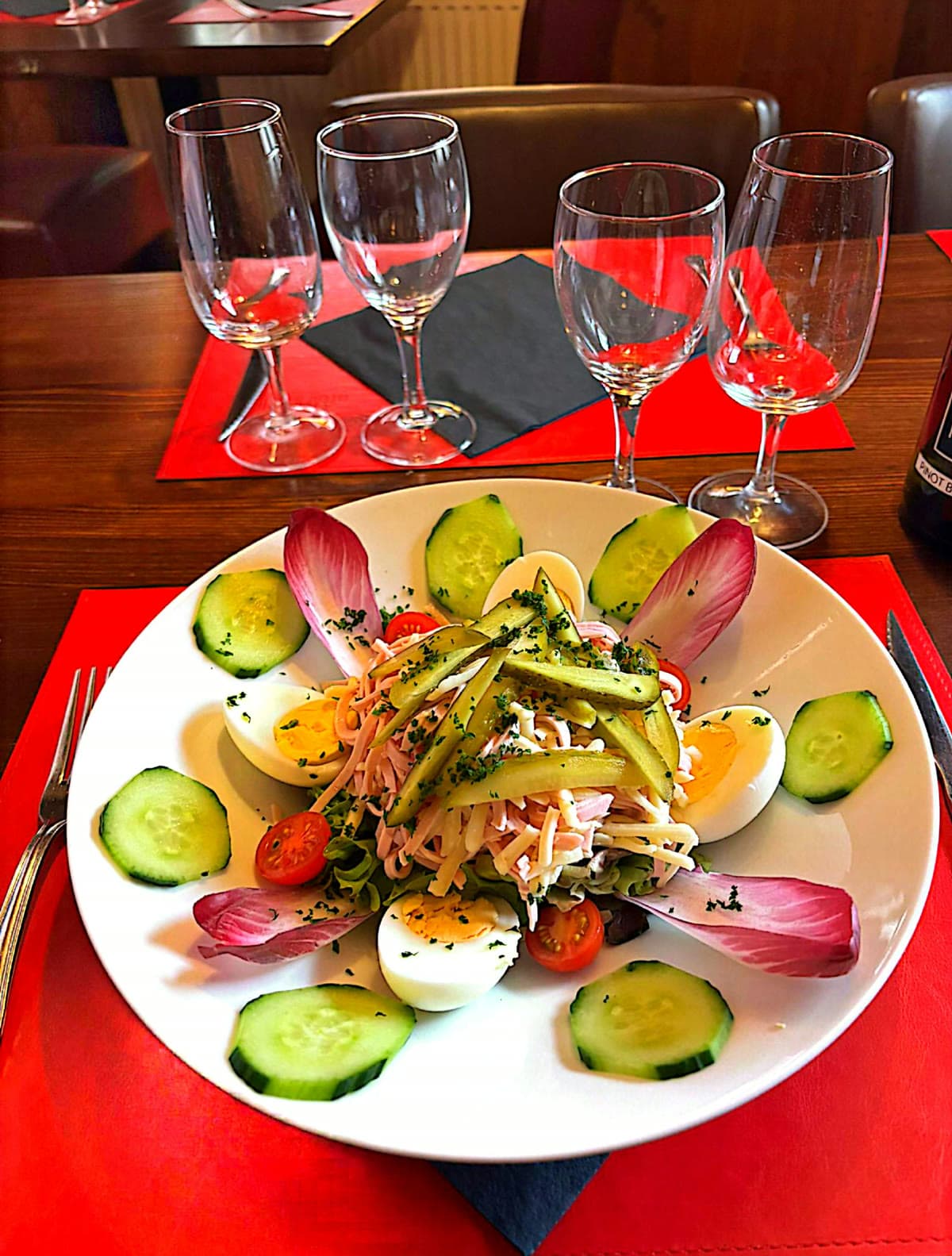Salade composée fraîche